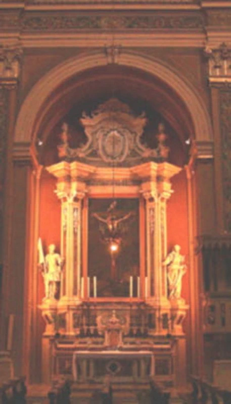 90-Sante Cattaneo-Crocifissione - Verolavecchia (Bs), chiesa parrocchiale dei SS. Pietro e Paolo  